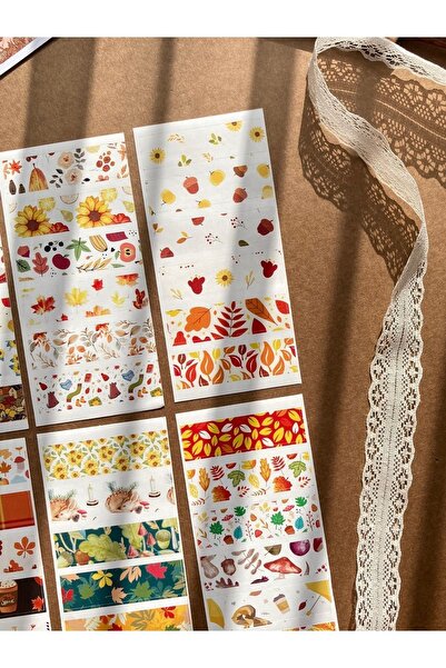 Hume Craft مجموعة شريط واشي صغيرة - موضوع الخريف