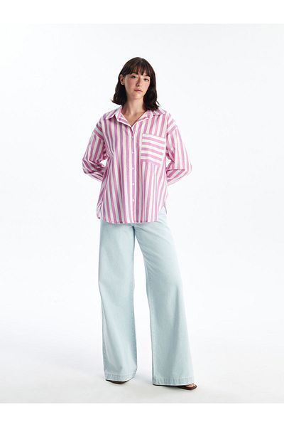 LC Waikiki Damen-Jeanshose mit weitem Bein