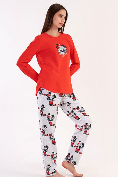 VİENETTA Long Sleeve Women's Pajama Set - 303249