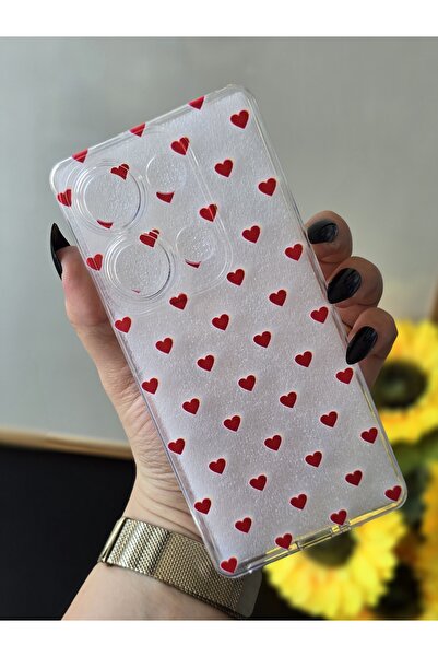 SUPER FRAME Xiaomi Redmi Note 13 PRO 4G (5G DEGİLDİR) Uyumlu Baskılı Şeffaf T...