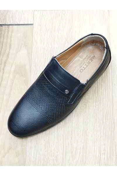 Mertto Pantofi de vară pentru bărbați - piele naturală, talpă ușoară, piele interioară și exterioară