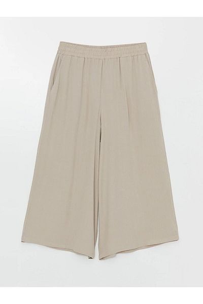 LC Waikiki LCWAIKIKI Classic – Damen-Caprihose mit bequemer Passform und elastischem Bund