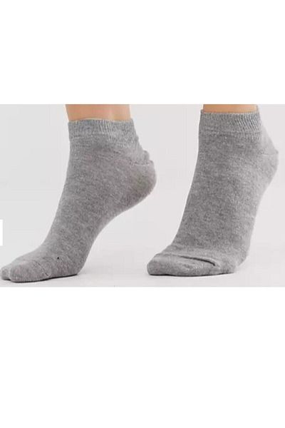 UZARLAR ÇORAP 10 Pairs Economic Pack Gray Booties Socks