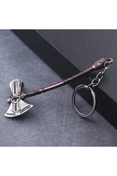 new fly Avengers Infinity War Thor Mjolnir Stormbreaker Balta Anahtarlık Yeni Model