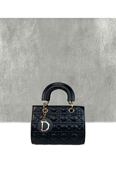 bag حقيبة يد وكتف نسائية ذات جودة مطرزة باللون الأسود