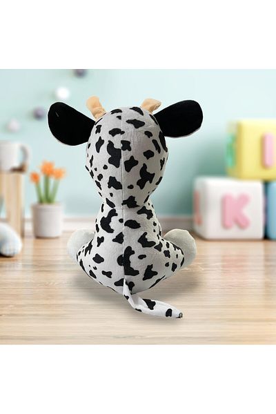 Sunman Puffy Friends Cow Cute Play and Sleep Back Cow - 35x30 cm