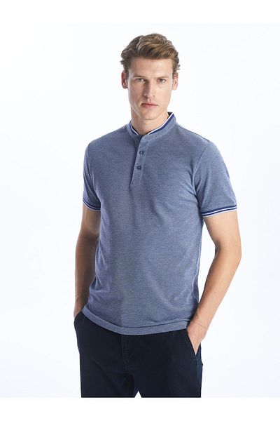 LC Waikiki Bărbați - Tricou cu mânecă scurtă cu guler judecător