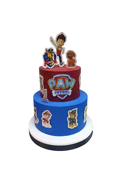 bizdenpastacılık Paw Patrol Doğum Günü Maket Pasta