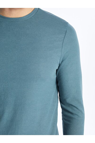 LC Waikiki Ανδρικό μακρυμάνικο μπλουζάκι με λαιμόκοψη