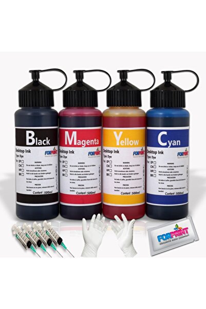 FORPRİNT Epson Uyumlu L382,l386,l565,l3050 L3060 4x500ml Mürekkep