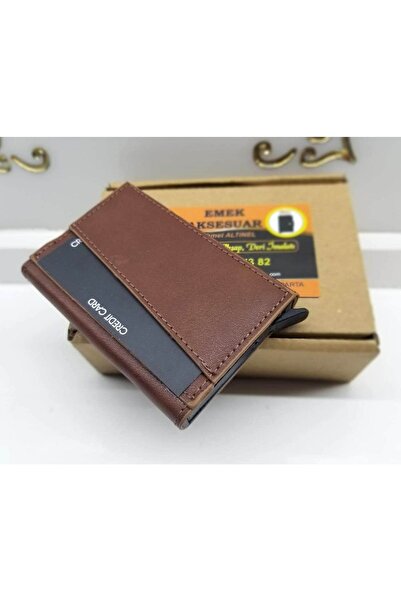 Emek Minimalist Secrid Automatic Mechanism Metal RFID Blocking Card Holder