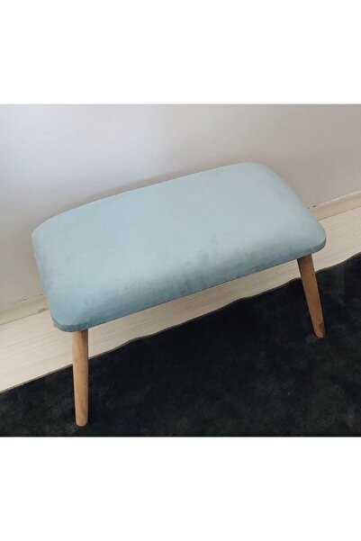 EKOÇ WOOD DESİNG LİLYUM  Dekoratif Puf Bench Makyaj Sandalyesi