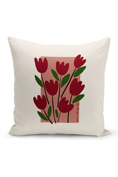 Bertille Home Set de 8 huse de pernă cu imprimare digitală pe două fețe Art Series (Set de huse artistice)