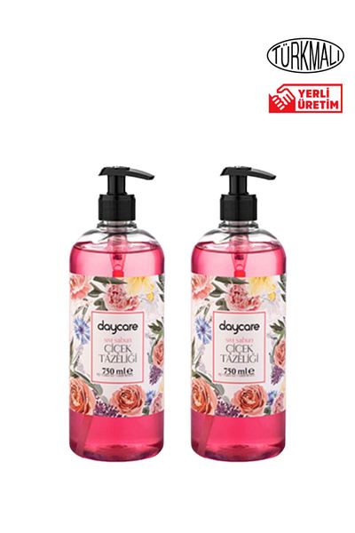 Daycare 750 ml Flower Freshness Liquid Soap - X 2 Pieces