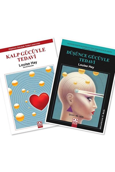 Altın Kitaplar Düşünce Gücüyle Tedavi  Kalp Gücüyle Tedavi Louise Hay 2 Kitap...