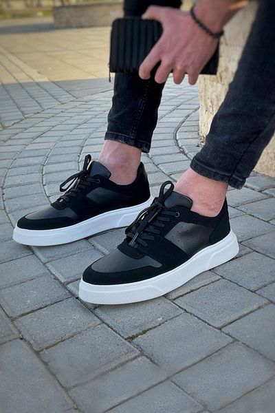 BENGAL Paul Lucca Men's Casual Black Sneakers