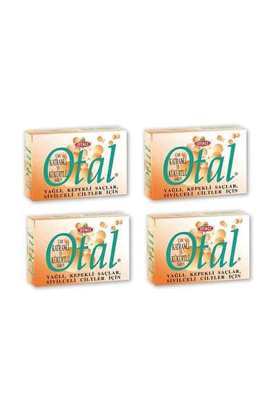 VANCL Otacı Otal Pine Tar and Sulfur Soap 80 Gr (4 Pieces)