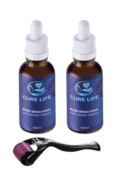 CURE LİFE Gürleştirici Ve Besleyici Sakal Çıkartıcı Serum 3 lü Set (2X50ml) +...