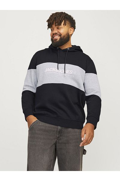 Jack & Jones Plus Kapuzenpullover Plus Logo Kapuzenpullover
