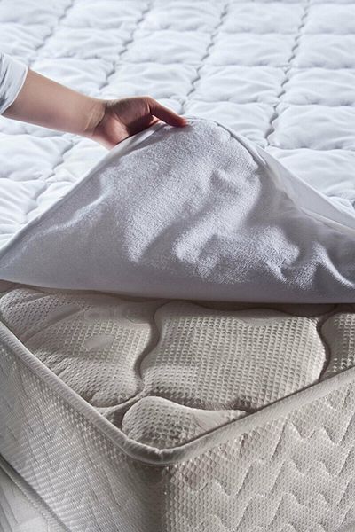 Doqu Home Comfyline Liquid Proof Εφαρμοσμένος Στρώματα Λευκό - 140 x 190 cm
