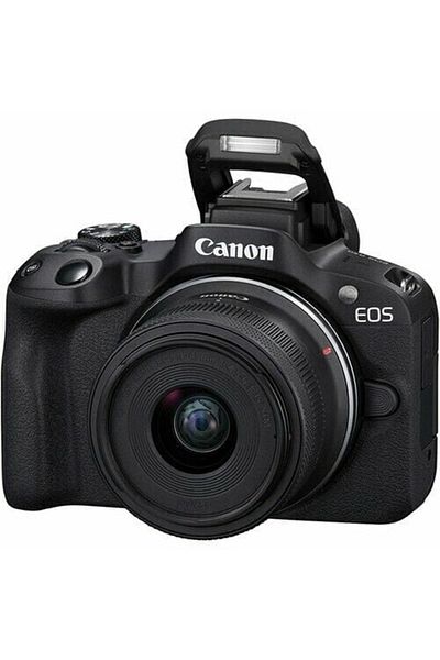 Canon طقم كاميرا Canon EOS R50 BK + RF-S 18-45MM F4.5-6.3 IS STM Vlogger + SD32GB CD+CS