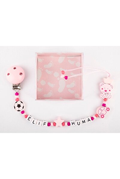 MİNİK ADIMLAR Minik Adımlar/ Isimli Emzik Zinciri / Emzik Askısı / Burcu