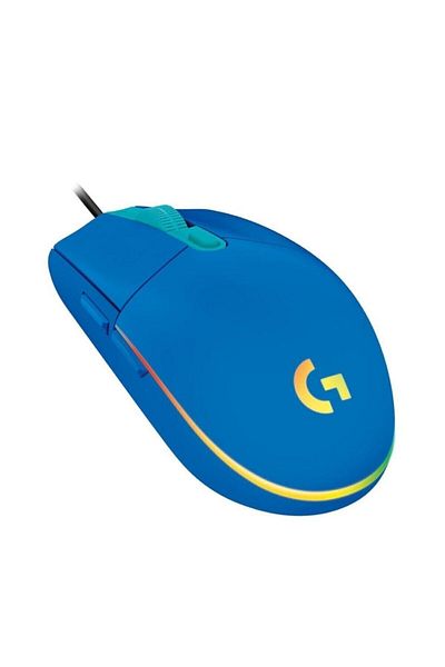 logitech ماوس الألعاب لوجيتك G203 لايت سينك، إلومينير آر جي بي، يو إس بي (ألباسترو)