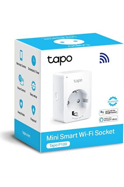 TP-LINK Shpwave Tapo P100 - Smart Mini Wi-Fi Socket, Works with Amazon Alexa and Google Home, Remote