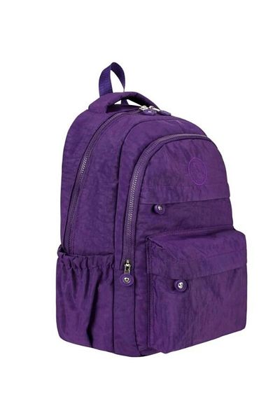 BEGATİ ÇANTA Unisex School Backpack - Extra Light, Waterproof Crinkle, Purple Color