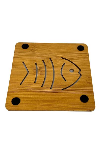 Bonjour High Temperature Resistant Bamboo Trivet