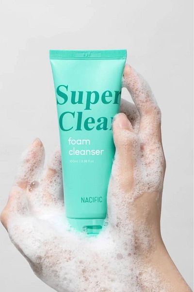 Nacific Super Clean Foam Cleanser 50ml - Facial Cleansing Foam