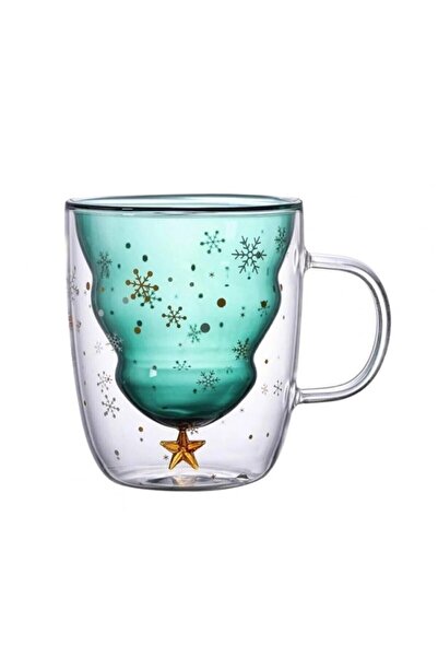 Genel Markalar Efe Tedarik Kış Konseptli Çift Çidarli Borosilikat Kupa 300 Ml