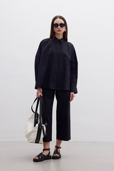 Manuka PREMIUM OVERSIZED PIECE SHIRT SCHWARZ