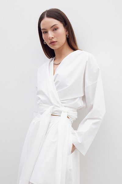 Manuka KIMONO STYLE PRÉMIOVÁ KOŠILE ECRU