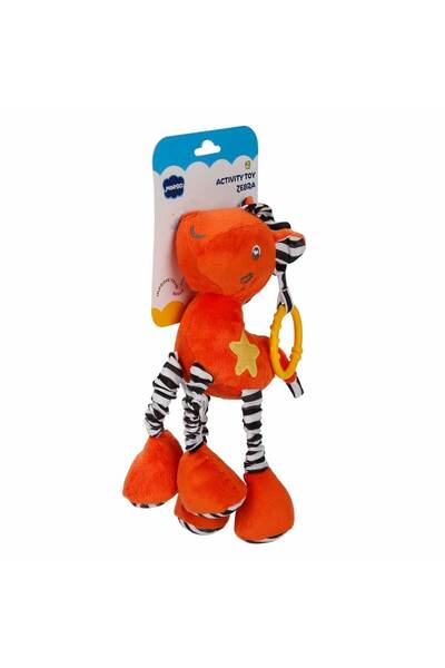 Minibo Sevimli Zebra Aktivite Oyuncağı
