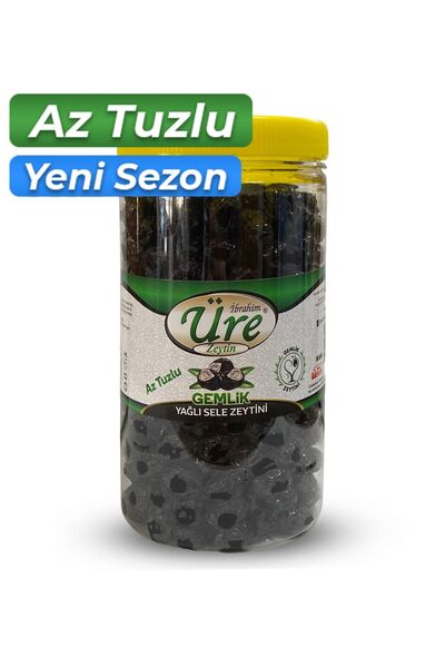 İbrahim Üre Zeytincilik Az Tuzlu Yağlı Sele Siyah Zeytin