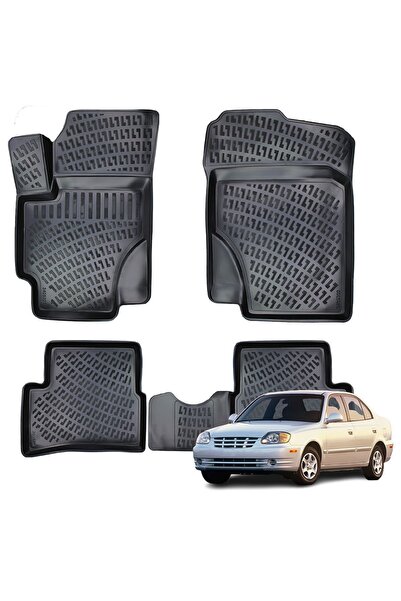 Rizline Hyundai Accent Era (2006-2012) Kauçuk Paspas - (Siyah)