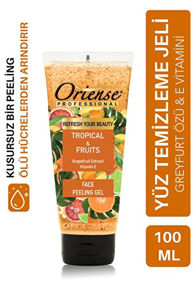 ORİENSE Tropikal Meyveler Yüz Temizleme Peeling Jeli - Greyfurt ve Kayısı Çek...