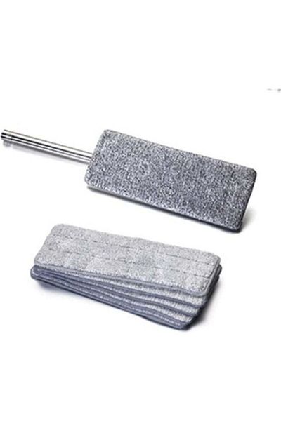 Flora Fora F394 Magic Tablet Mop Spare Cloth Microfiber Tablet Mop Spare Cloth 2 Pieces Gray 12 X 33 Cm