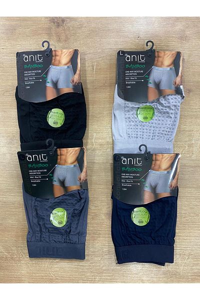 Edacan Ανδρικό Bamboo Boxer - Memorial 4 Pieces Breathable Fabric