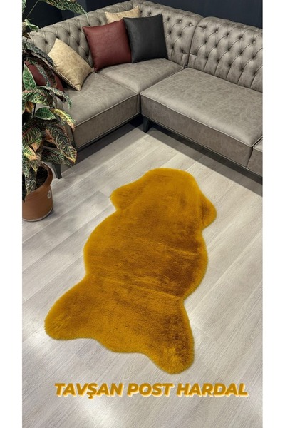 Turkrugs Priemium Soft Tavşan Post Halılarımız Özel Süet tabanlı Kaymaz ve To...