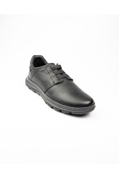 MARCOMEN 20024 Black Leather Men's Sneakers - Casual Shoes