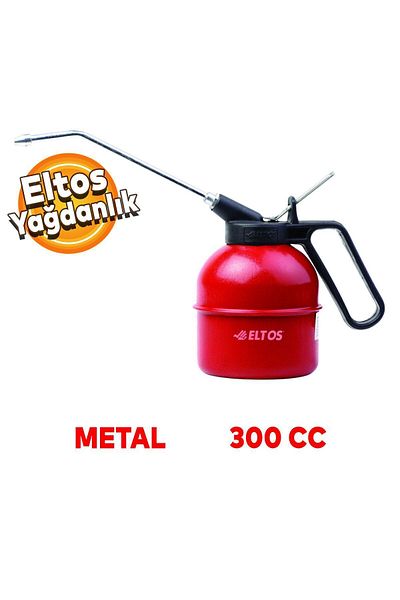 Eltos Metal Body Plastic Handle Oil Pot 300 Ml