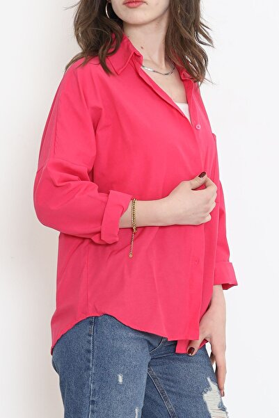 Moka Shopin Fuchsia Single Pocket Shirt - MokaShopin 203.1247
