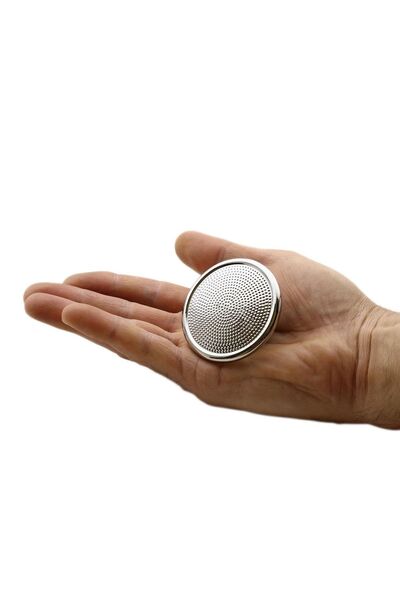 Badem10 Mâner din metal cromat lucios - Dulap cu butoane Festiva - Capac superior și mâner pentru sertarul bucătăriei