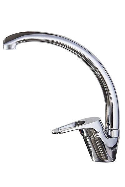 Badem10 Kuğu Mix Bathroom Sink Faucet Eyve Hot Cold Double Water Inlet Fountain Faucet 19 cm