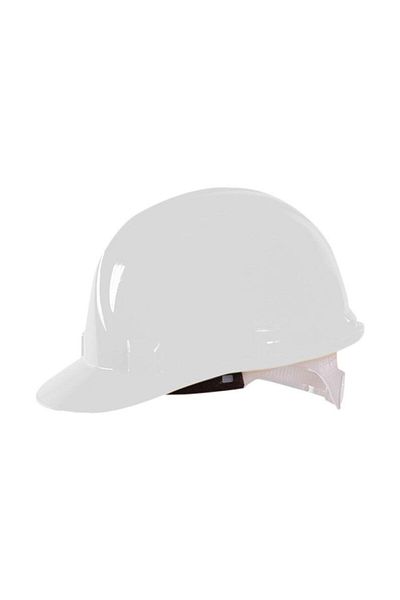 Badem10 Hard Hat Essafe Work Safety Head Protector Glossy Surface Hard Hat White