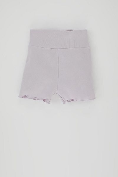 DeFacto Embroidered Corduroy Bodysuit and Shorts 2 Pieces Set for Baby Girl - Z2765a223sm