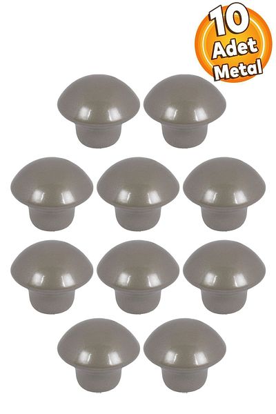 Badem10 Sertar de bucătărie pentru mobilier colorat din satin - dulap, ușă, mâner 10 buc