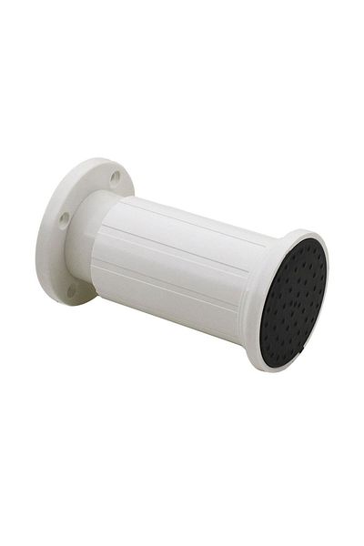 Badem10 Canapea de mobilier dulap Letto - canapea reglabila, bancă și picioare de bază alb, 10 cm